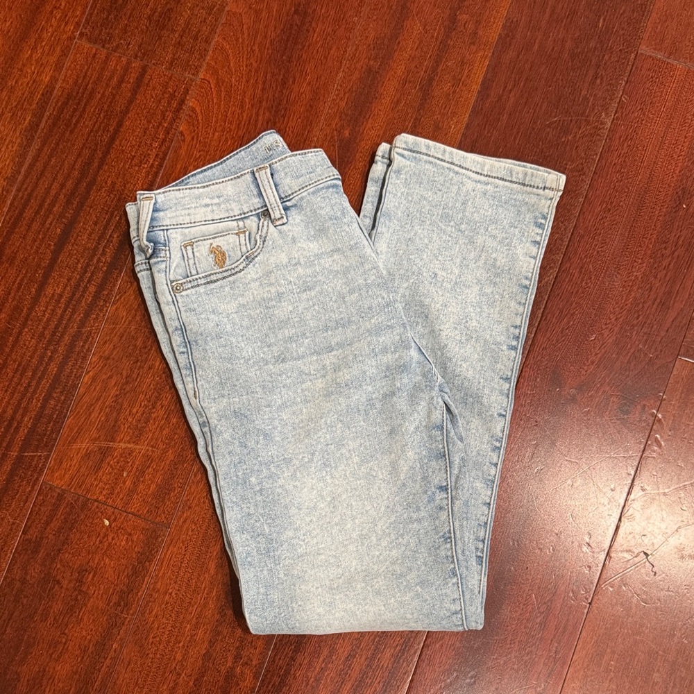 U.S. Polo Assn. Women's Light Blue Skinny Jeans